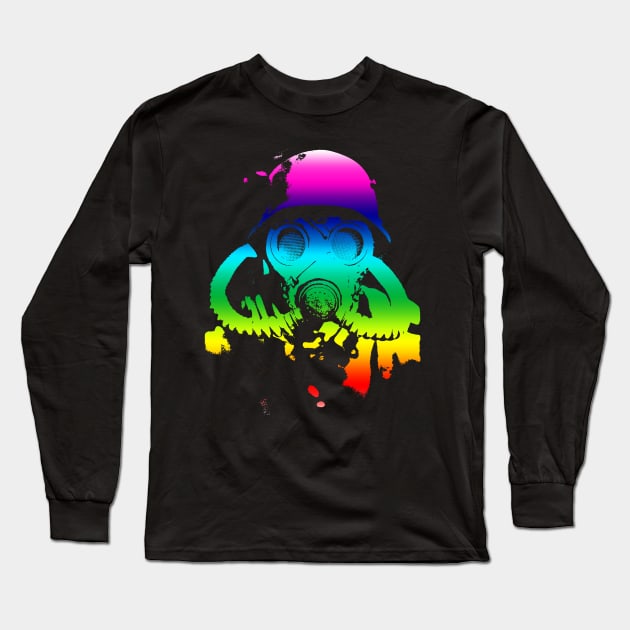 Clean World Long Sleeve T-Shirt by KerzoArt